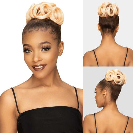 Janet Collection Human Hair Prime Unimix Ponytail Remy Illusion Pony Emerlad Find Your New Look Today!
