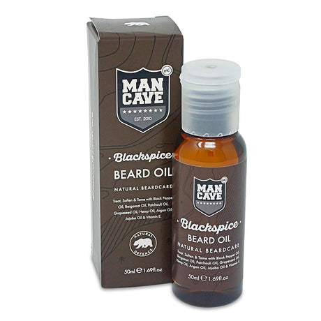 ManCave Black Spice Beard Oil, 1.69 oz Find Your New Look Today!