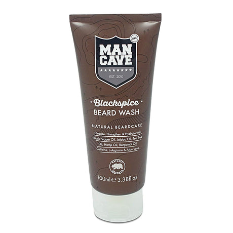ManCave Black Spice Beard Wash, 3.3 oz Find Your New Look Today!