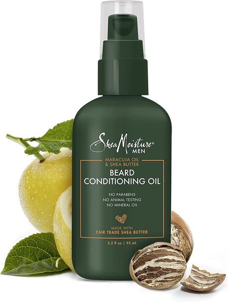 SheaMoisture Beard Conditioning Oil for a Full Beard Maracuja Oil and Shea Butter to Moisturize and Soften Beards 3.2 oz Find Your New Look Today!