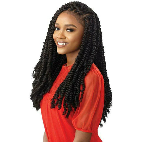 OUTRE: X-PRESSION TWISTED UP 2X WATER WAVE FRO TWIST 22" CROCHET BRAIDS